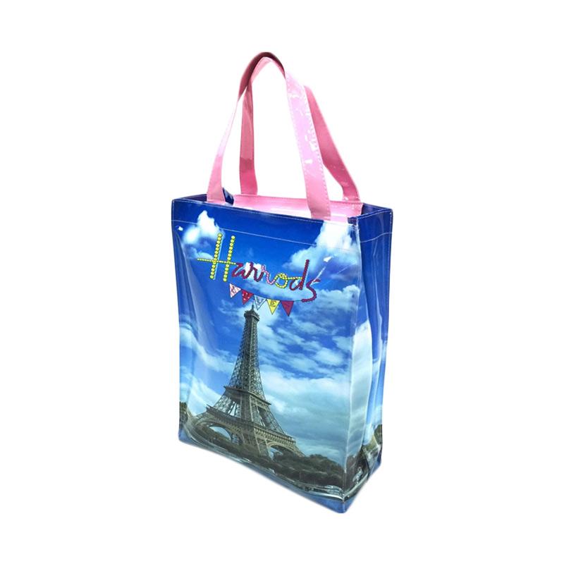 Jual Harrods 082 Eiffel Blue Sky Tote Bag Tas Wanita