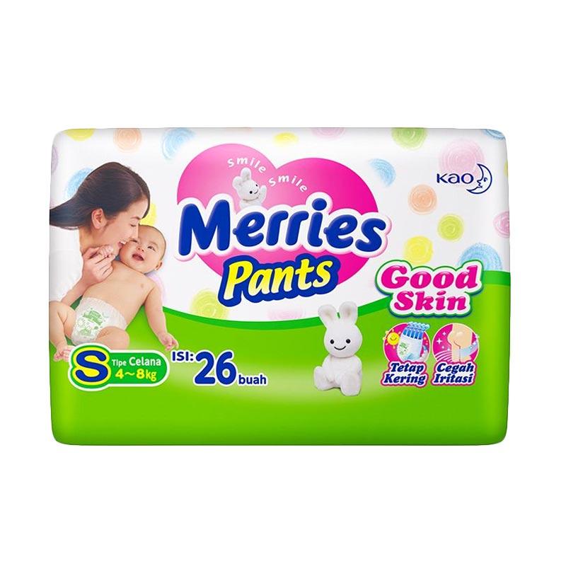 Jual Merries Pants Good Skin Popok Bayi [26 pcs/Size S