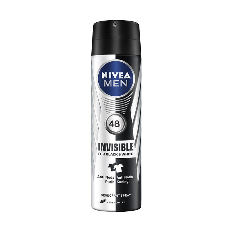Jual Nivea Invisible Black and White Deodorant Spray Pria