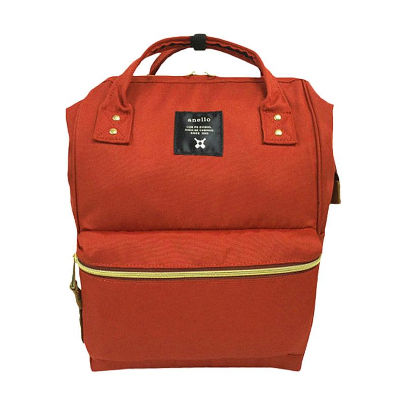 Jual Anello Oxford Backpack Tas Ransel - Dark Orange [Size