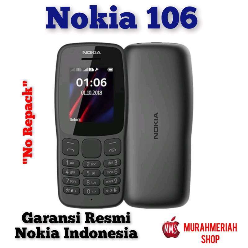 Jual Nokia 106 Handphone [ Grey/ Di Seller Murahmeriah Shop Official
