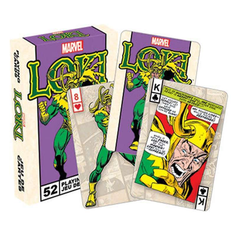 thumbnail image 2 of Marvel Loki Playing Cards - Officially Licensed Deck For Game Night & Collectors 2 of 14