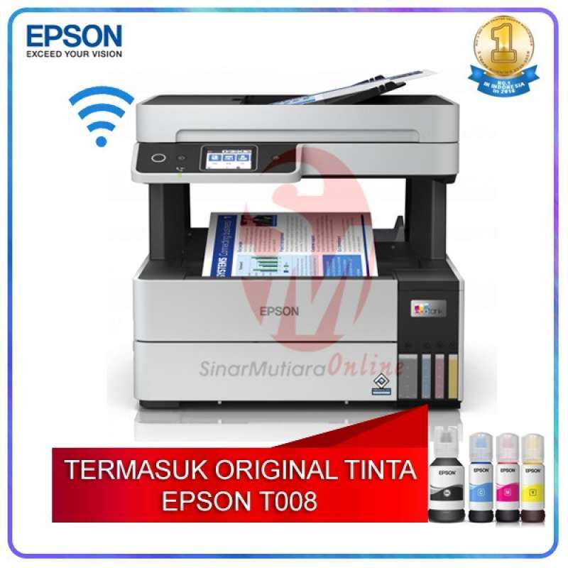 Promo Printer Epson L6490 A4 All in One Print Scan Copy ADF Duplex ...