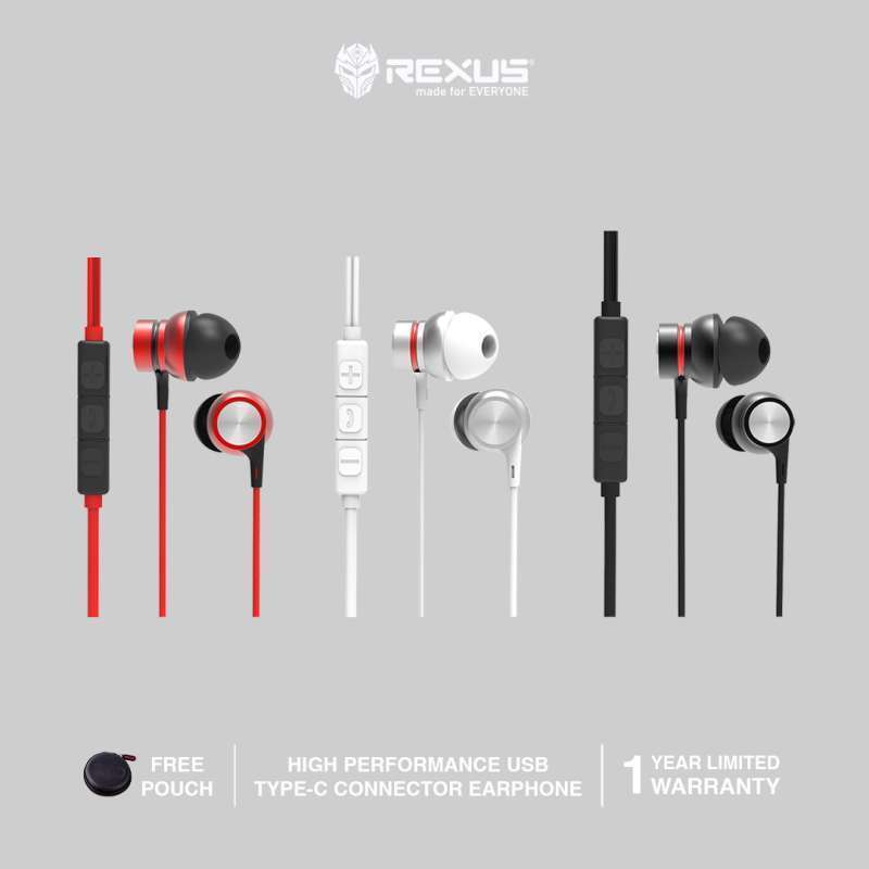 Promo Earphone Gaming Rexus EZ3 Type C With Mic Diskon 57 di Seller