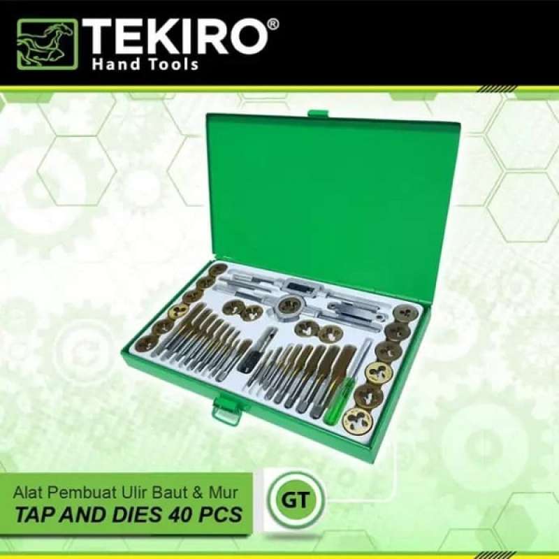 Jual Hand Taps And Dies Set Tekiro 40 Pcs / Taps Set Tekiro 40pcs Di