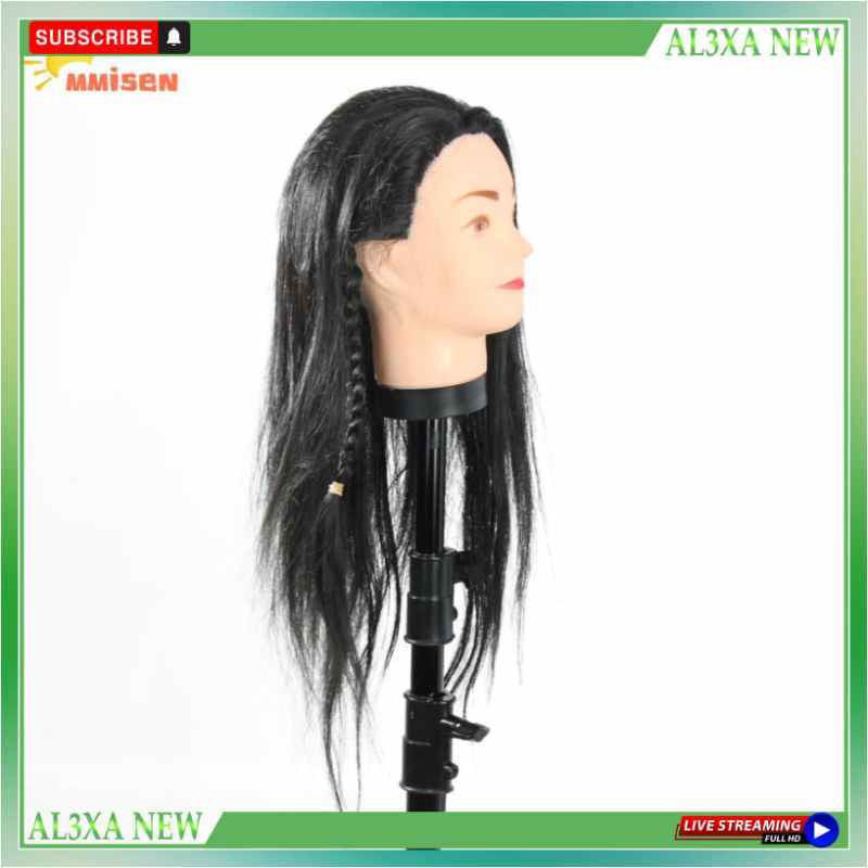Promo Kepala Manekin Dgn Rambut Hitam Panjang 65Cm Latihan Menata Ramb Diskon 7 di Seller AL3XA