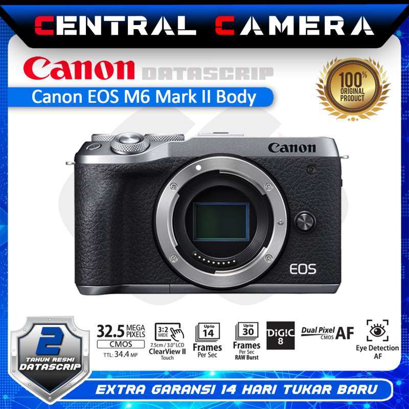 Jual Canon EOS M6 Mark II Body M6 II Mirrorless Camera di Seller ...