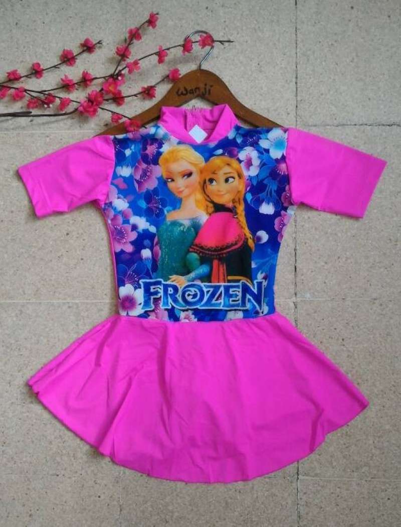 Promo Baju Renang Selam Diving Anak/ Swimsuit Lucu Karakter Frozen