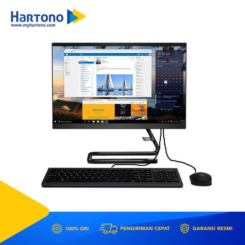 Jual LENOVO DESKTOP ALL IN ONE A34024IWL AIO INTEL CORE I3 di Seller