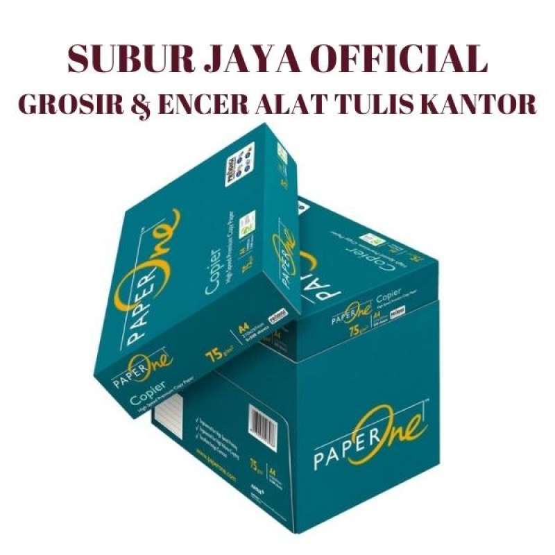 Jual Kertas A4 Paper One 75 Gram Original Harga Termurah April 2024 ...