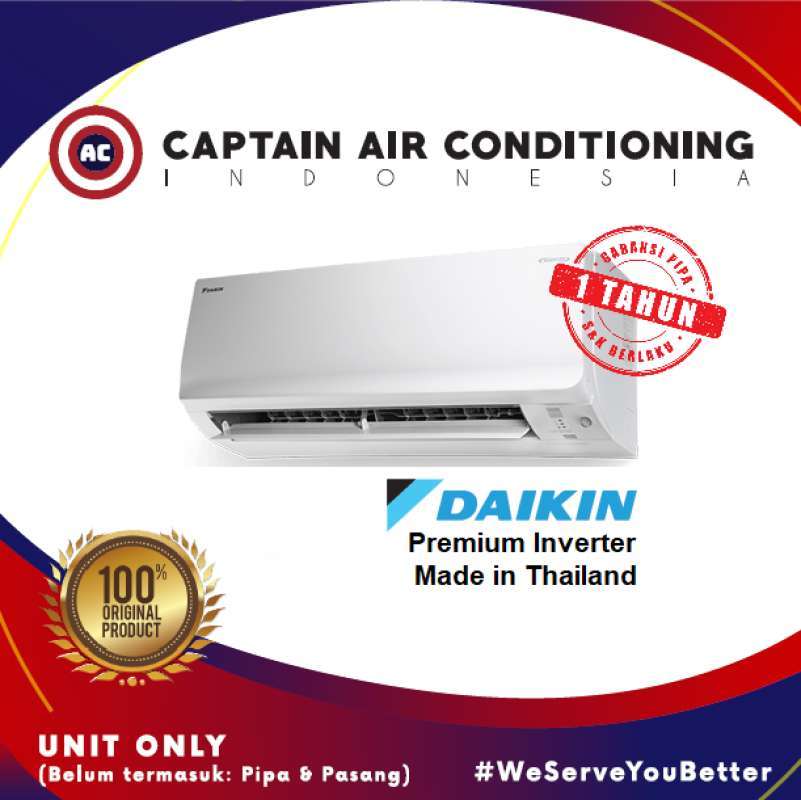 Promo DAIKIN AC Split FTKM60 / FTKM60 2.5 PK Premium Inverter Diskon 4