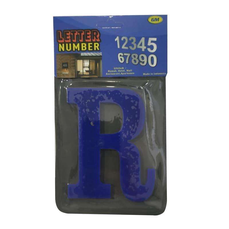 Jual GM LABEL ACRYLIC HURUF TEMPEL 10CM R di Seller Gading Murni ...