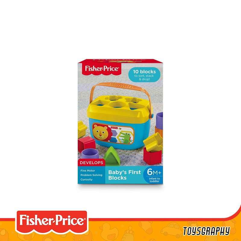 Jual Fisher Price Babys FIRST BLOCKS Babys Baby Block Sort Shape Stack