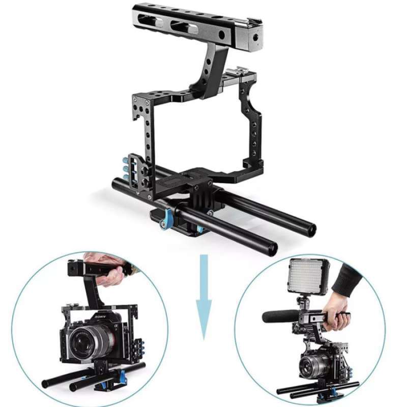 Jual Rig Cage Rail Rod Top Handle Stabilizer Kamera Sony A7 A7Ii A7Iii