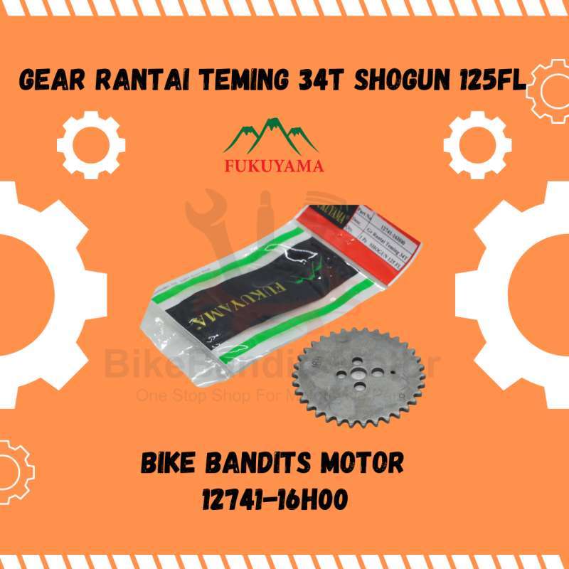 Jual GEAR RANTAI TEMING 34T SHOGUN 125 FL FUKUYAMA di Seller