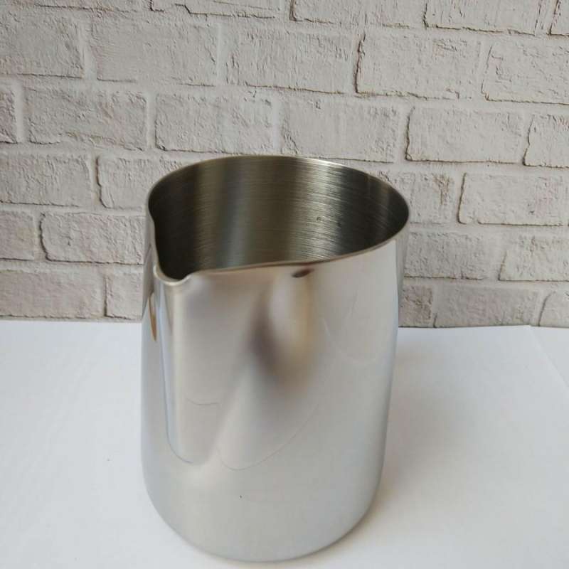 ITALPARTS Milchkännchen 600ml Edelstahl - Für Latte Art Und Cappuccino