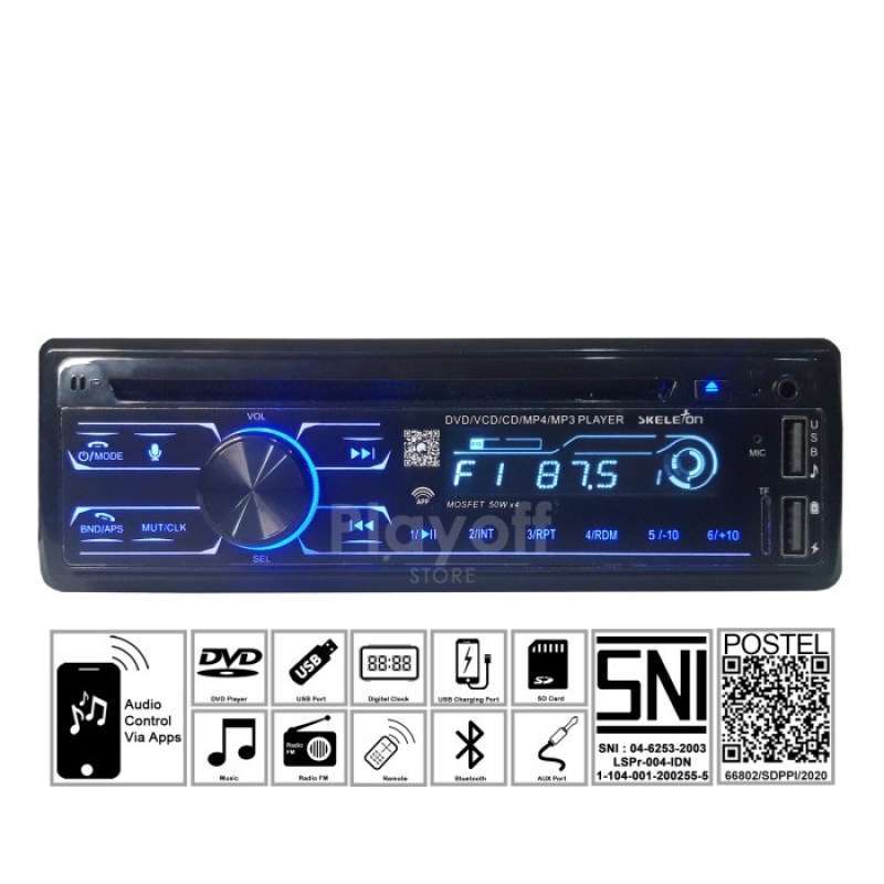 Jual Single Din DVD Multimedia Player Bluetooth USB B TERBAIK di