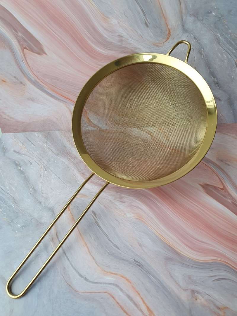 Jual Ayakan Tepung Full Gold / Flour Shifter Gold / Emas di Seller