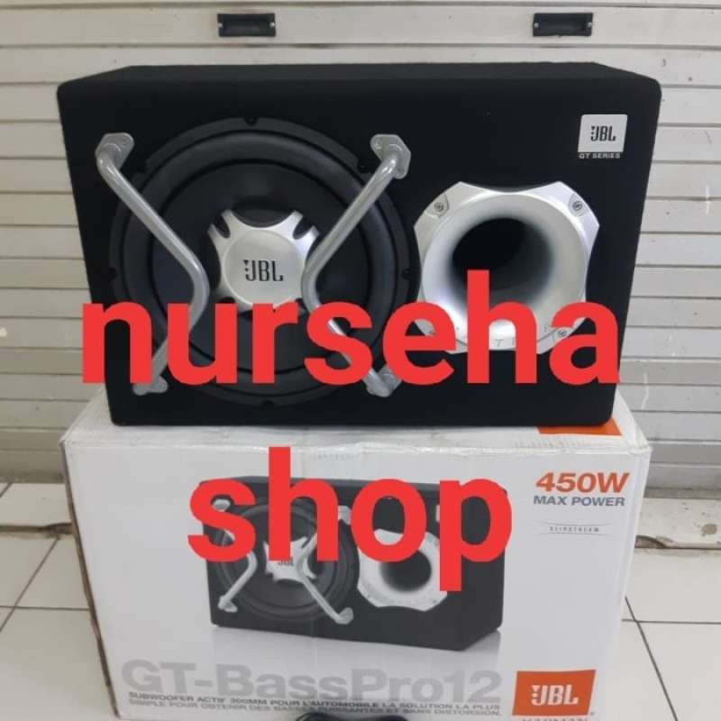Jual Subwoofer aktif Mobil 12 inch JBL Subwoofer aktif 12 inch JBL ORI