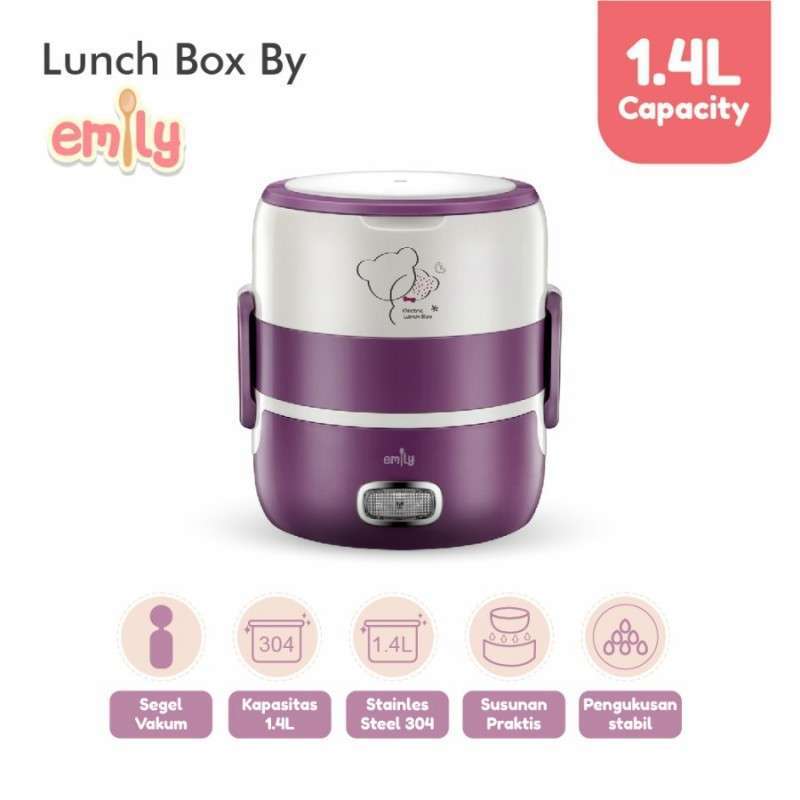 Jual EMILY ELB54003 ELECTRIC LUNCH BOX 1.4 LITER di Seller Willow Baby
