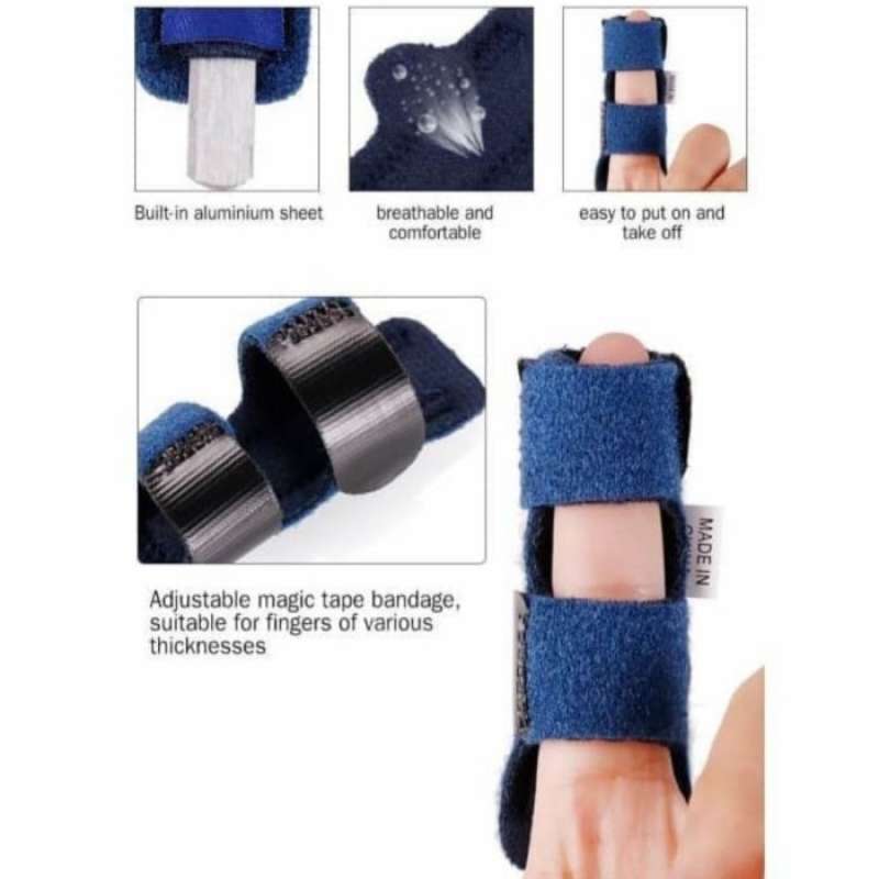 Jual TRIGGER FINGER INJURY PAIN SPLINT FINGER SUPPORT PELINDUNG JARI