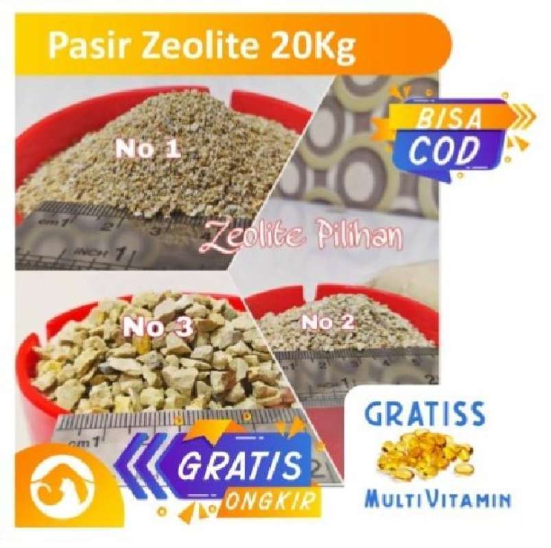 ZEOLITH, 2 Sacchi Di Zeolite Naturale Per Filtraggio Laghetti O Acquari, Con Grana Da 5-8