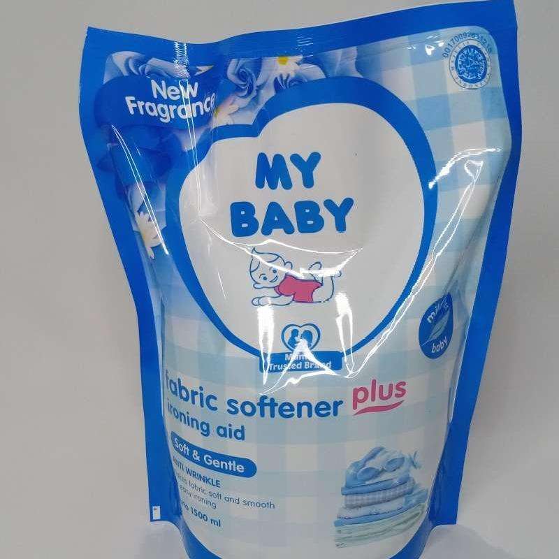 Jual My Baby Fabric Softener Ironing Aid Soft And Gentle 1500 Ml 1500ml