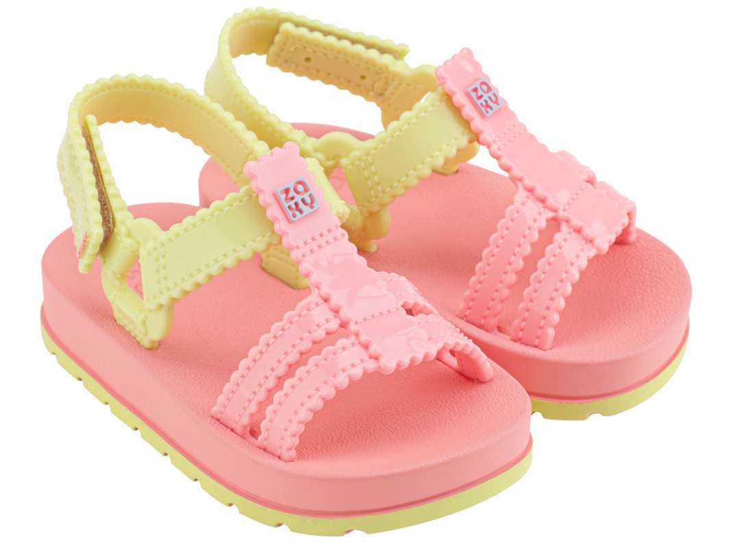 Zaxy - Sandales Bébé Fille Flower Baby | Motif Fleurs Métalliques Avec Perles | Semelle Douce, Fermeture Velcro | Taille 4,5 UK