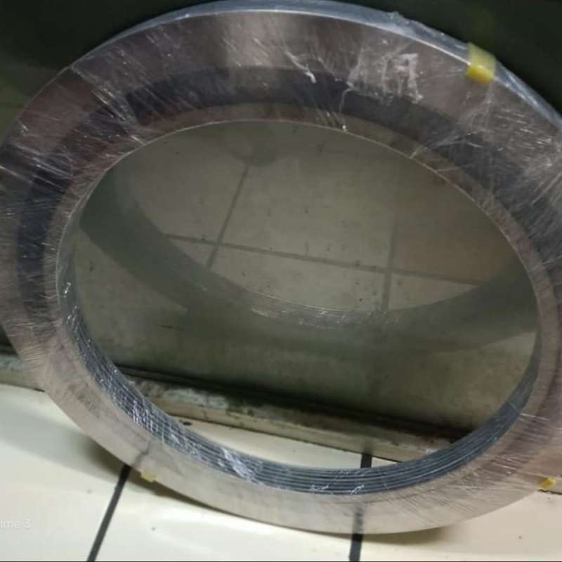 Jual Spiral Wound Gasket DN 200 PN 40 Inner Outer ss304 SWG Pipe Steam