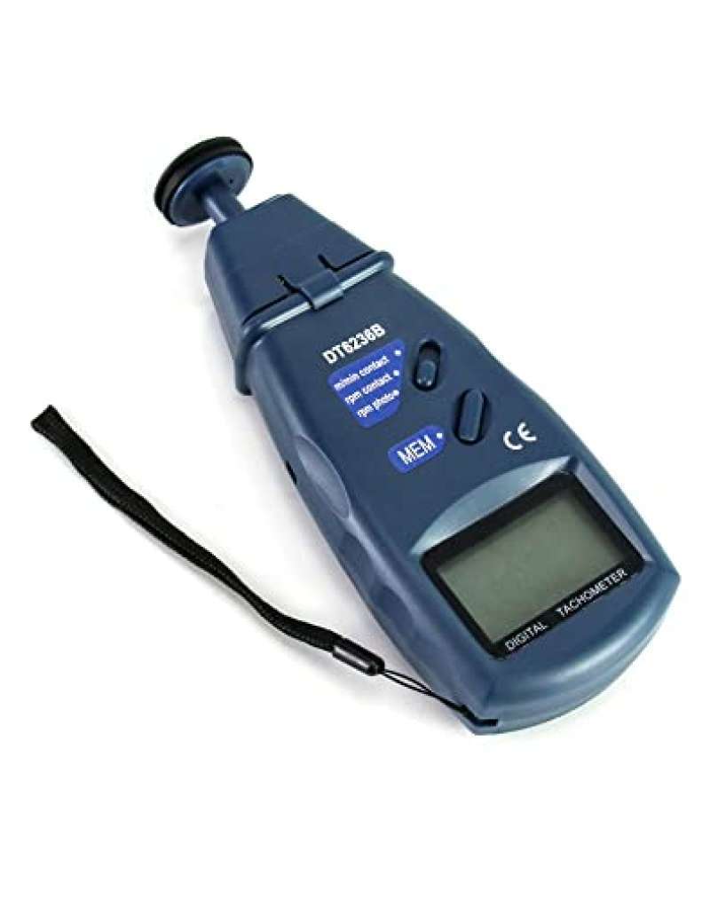 Jual QWORK Digital Photo Tachometer, Linear Speed Surface Distance ...