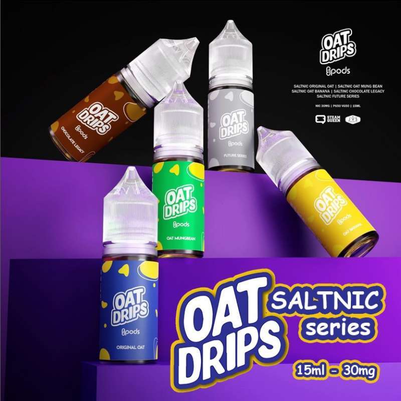 Jual Oat Drip V2 Salt Mung Bean Oats 15ml 30mg Milk Cereal OatDrips di