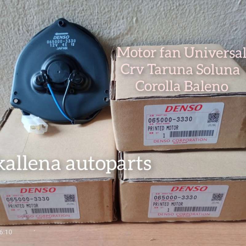Jual motor fan original denso 3330 taruna crv baleno soluna corolla di