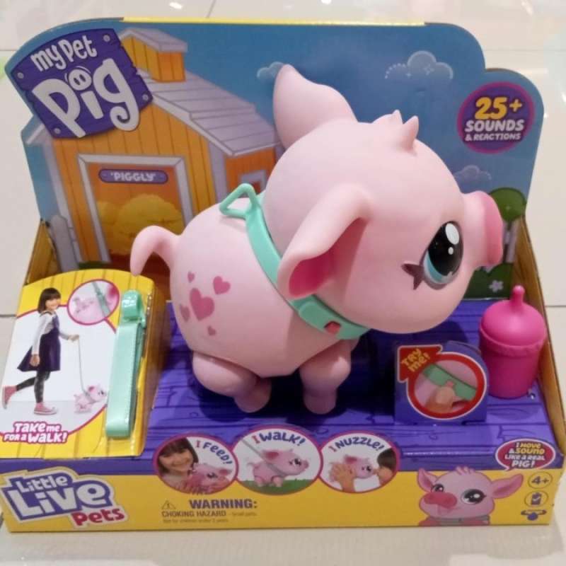 Jual Little Live Pets My Pet Pig Original Moose Toys sound and ...