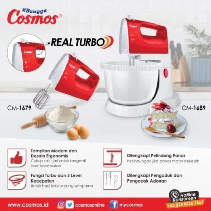 Promo Mixer com Cosmos CM 1689 Diskon 9 di Seller Delta Jaya