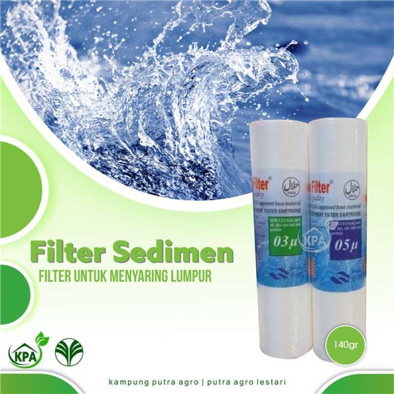 Jual CARTRIDGE SEDIMEN FILTER AIR 10 inch Isi Ulang Filter Saringan Air di Seller PUTRA AGRO