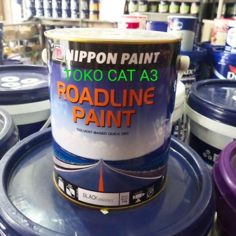 Promo Nippon Road Line Paint 5Kg / Cat Marka Jalan Multicolor Diskon