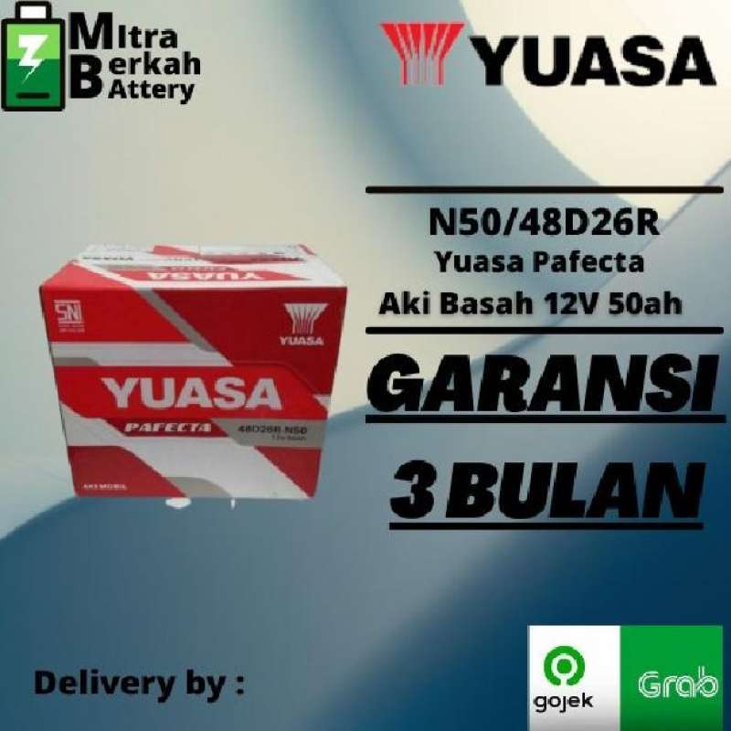 Jual AKI BASAH MOBIL KIJANG KAPSUL N50 YUASA PAFECTA di Seller Mitra
