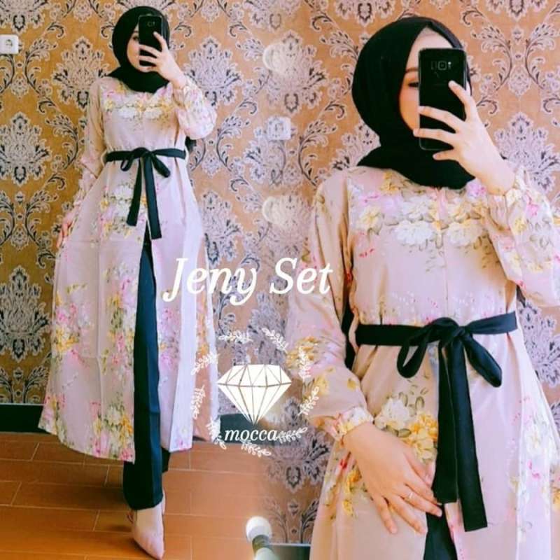 Jual Baju Setelan Celana Muslim Monalisa Jeny Wanita di Seller Fazisa