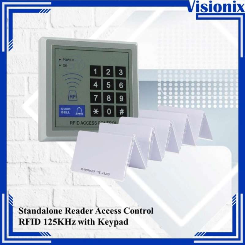 Jual Standalone Rfid Reader Access Control Keypad 125khz Di Seller ...
