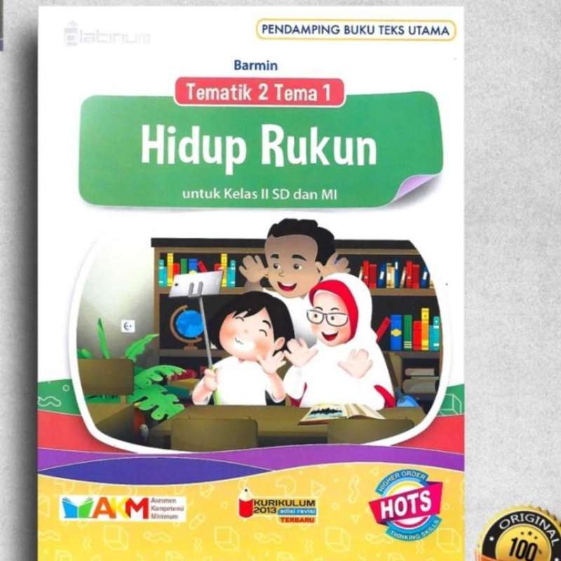 Jual Buku Tematik Sd Kelas 2 Tema 1 2 3 4 5 6 7 8 Akm - Hots Platinum ...