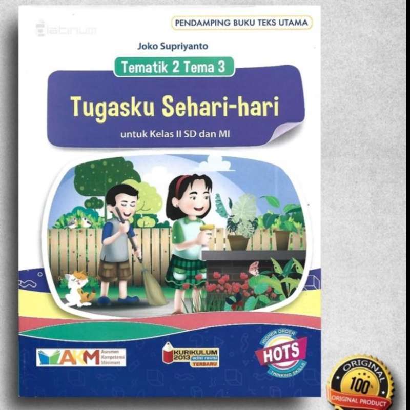 Jual Buku Tematik Sd Kelas 2 Tema 1 2 3 4 5 6 7 8 Akm - Hots Platinum ...