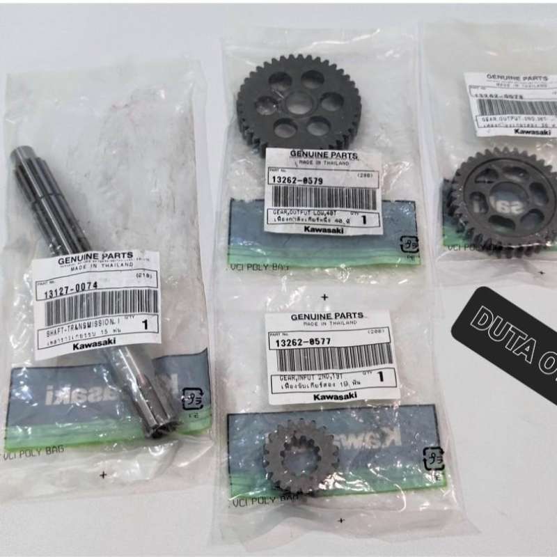 Jual Gear Gigi Input Output Rasio 1 dan 2 KLX 140 Pnp KLX 150 Original ...