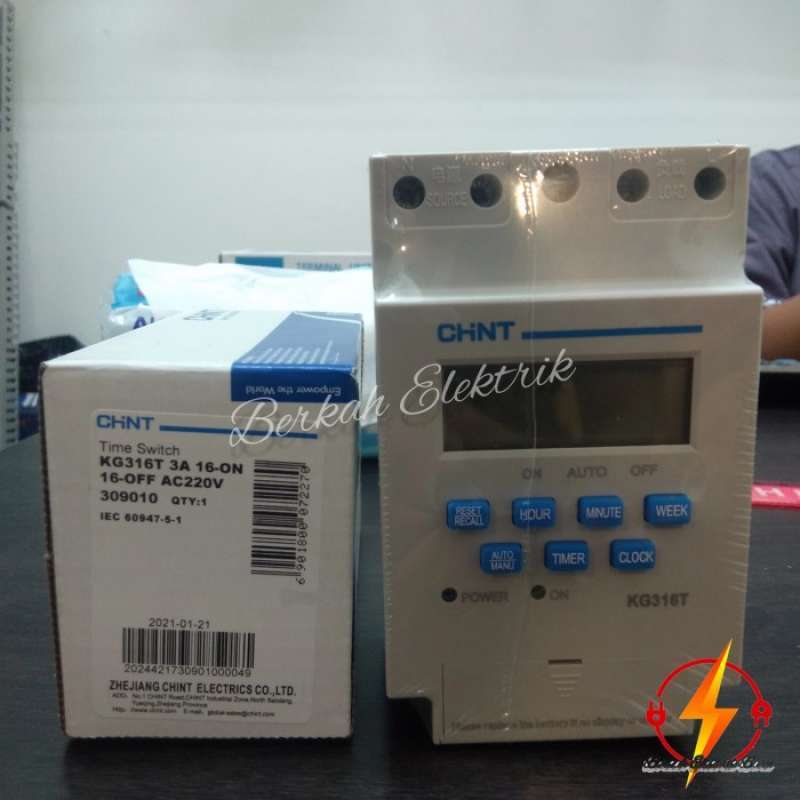 Promo Diskon of the month Programable Digital Timer Chint KG316T Diskon