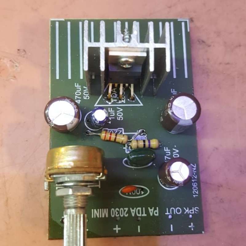 Jual Kit power amplifier mini tda2003 mono di Seller Maxyou