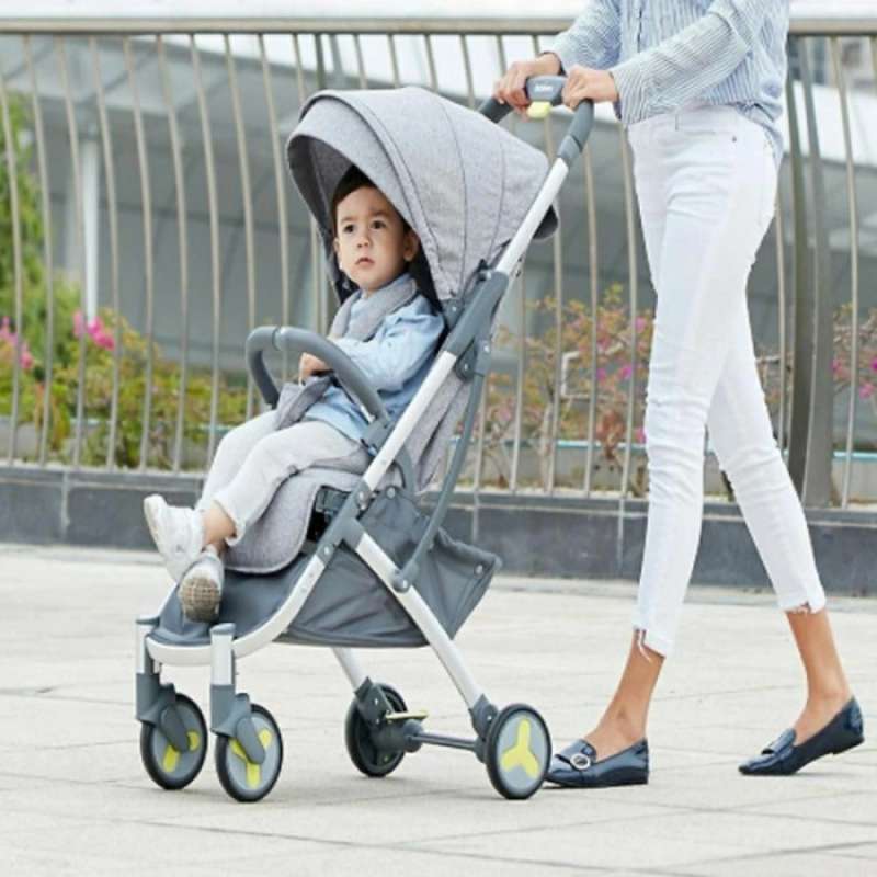 Jual Xiaomi Bebehoo Start Lightweight Four-wheeled Baby Stroller Bayi ...