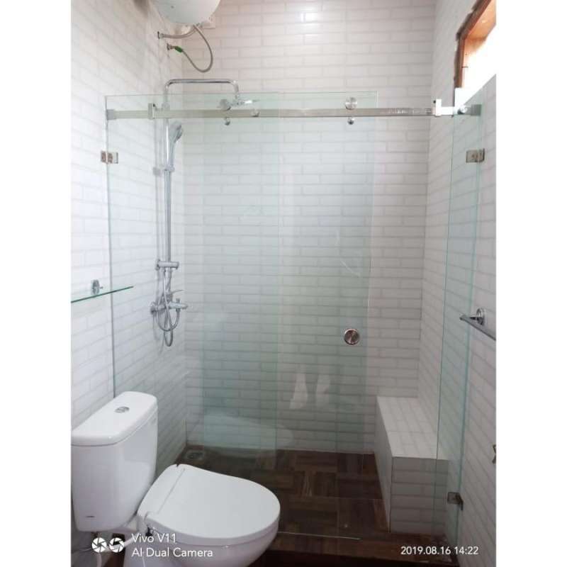 Jual HARGA SHOWER BOX 2020KACA KAMAR MANDI 10 MM TEMPERED di Seller