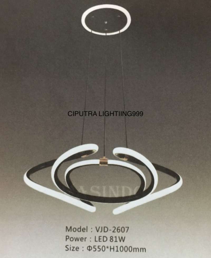 Promo LAMPU GANTUNG HIAS MINIMALIS LED RUANG TAMU VINTAGE Diskon 23% di