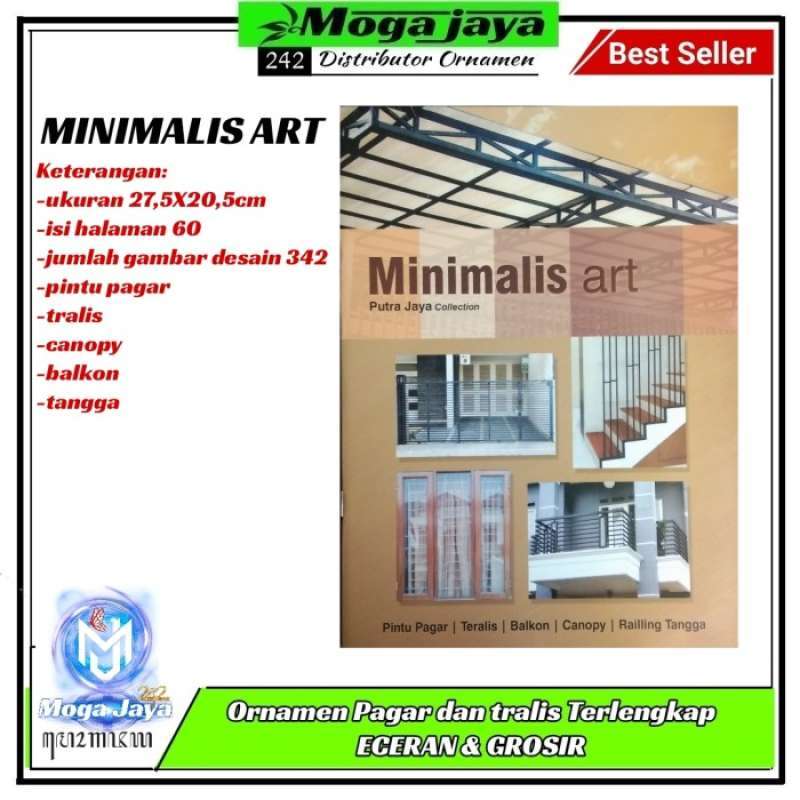 Jual Buku Katalog Gerbang Pagar Tralis Canopy Balkon Buku Besar