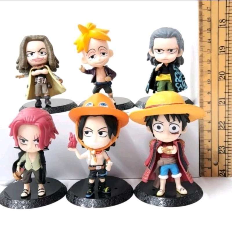 Jual One Piece Yasopp Marco Ben Shanks Ace Luffy Action Figure 6pcs Di Seller Toko Micho Ancol