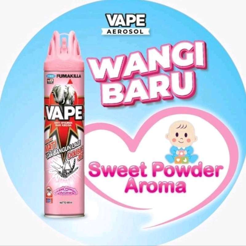 Jual VAPE AEROSOL SWEET POWDER 600 ML di Seller PAMELLA SUPERMARKET